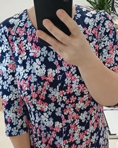Robe Décontractée Imprimé Fleuri