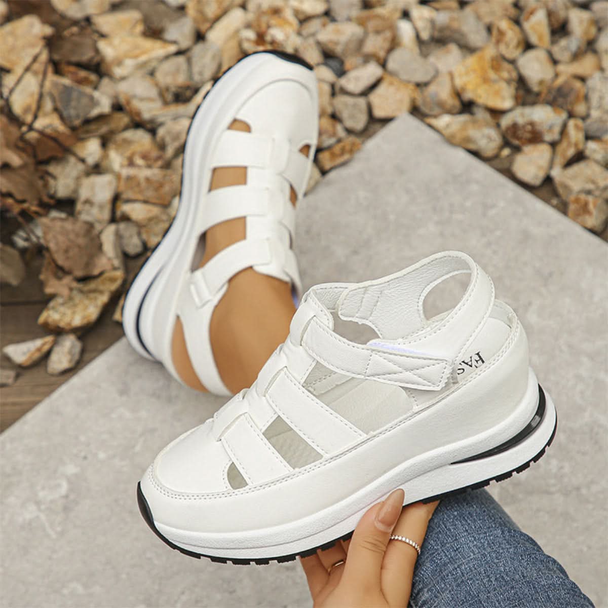 Morgane™ | Sandales avec fermeture velcro