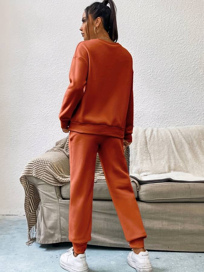 Joy - Élégant ensemble pull et pantalon pour femmes
