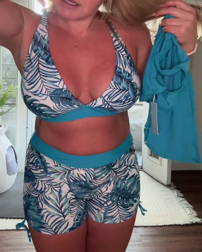 Bikini Élégant Et Polyvalent Loisir Deux Pièces