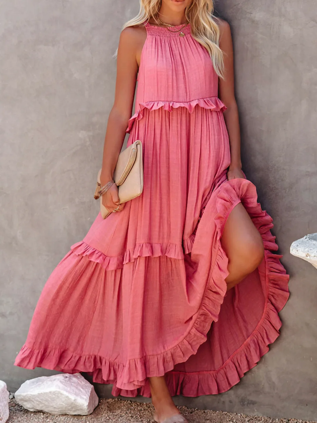 Morgane™ Robe longue brise d'été