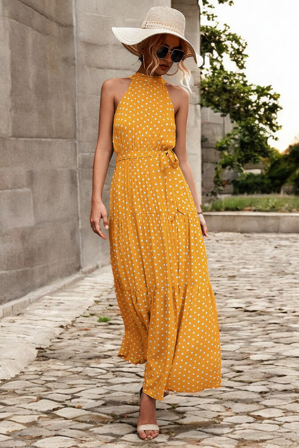 Solène | Robe d'été Dos nu pour femme | Maxi