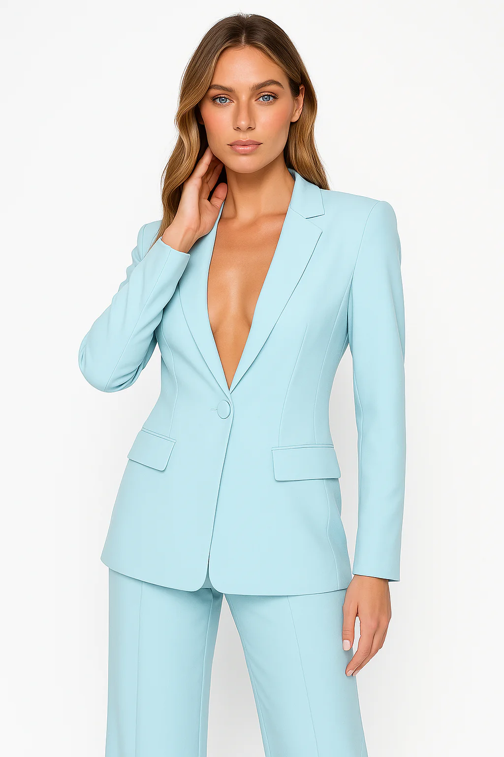 Ensemble de costumes pour femmes - Blazer et pantalon droit