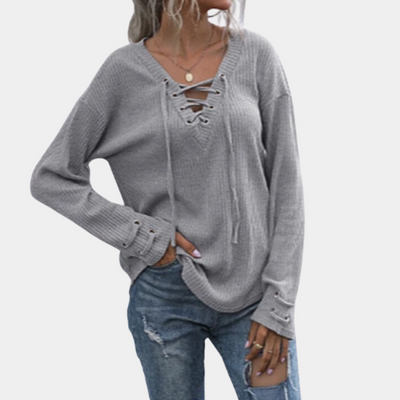 ROSALINA - Pull Tricoté Tendance pour Femmes