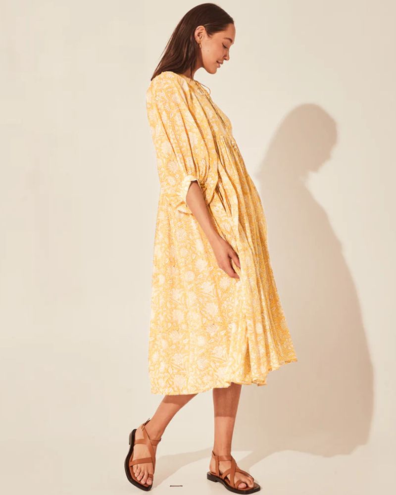 AMARE - ROBE BOHO À MOTIFS FLORAUX