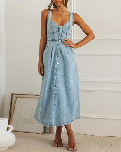 JAYLIN - Robe en denim classique
