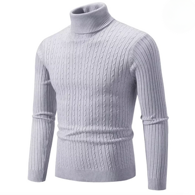 LORETT| Pull tricoté chaud à col roulé