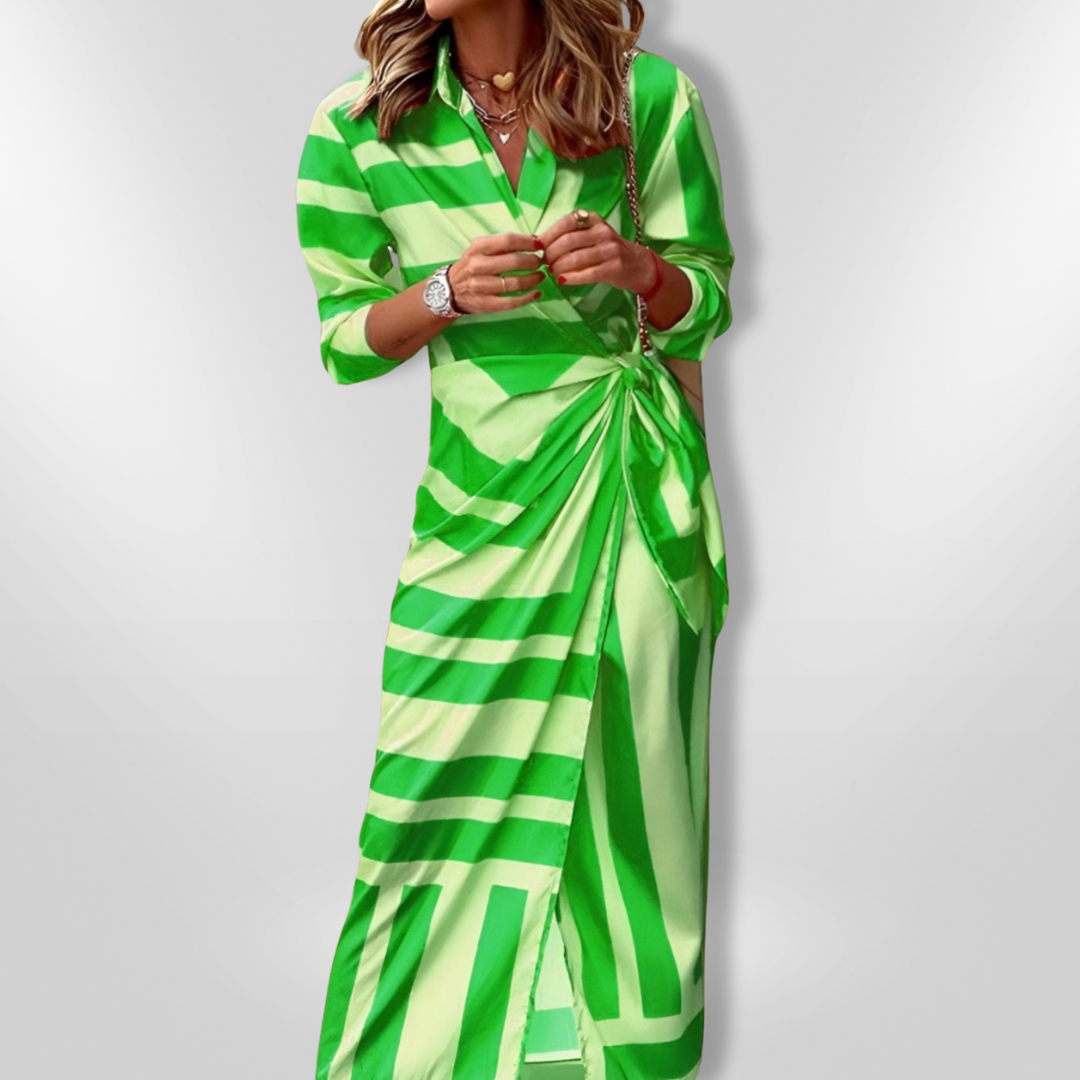AMALIA | Robe imprimée enveloppante