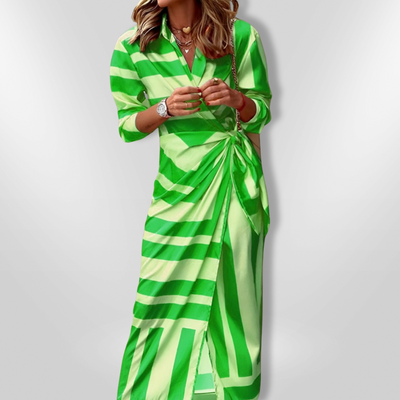 AMALIA | Robe imprimée enveloppante
