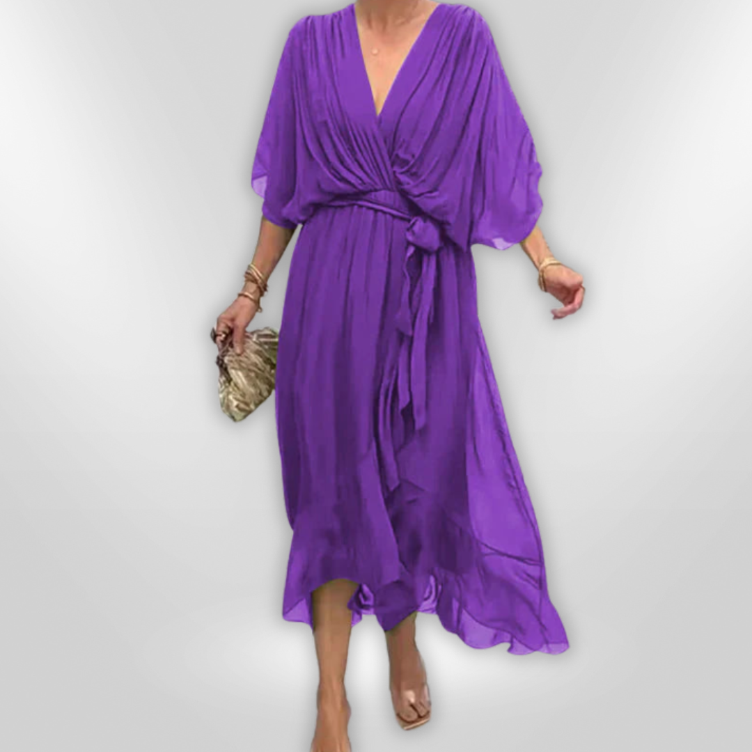 MONICA | robe en mousseline de soie