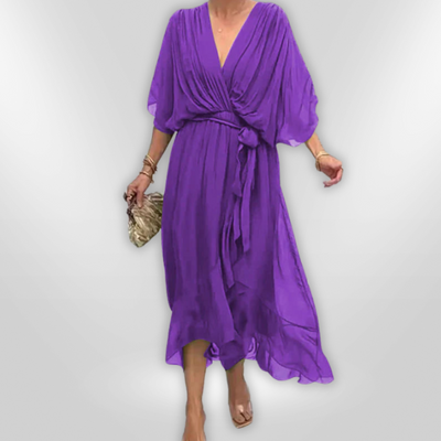 MONICA | robe en mousseline de soie