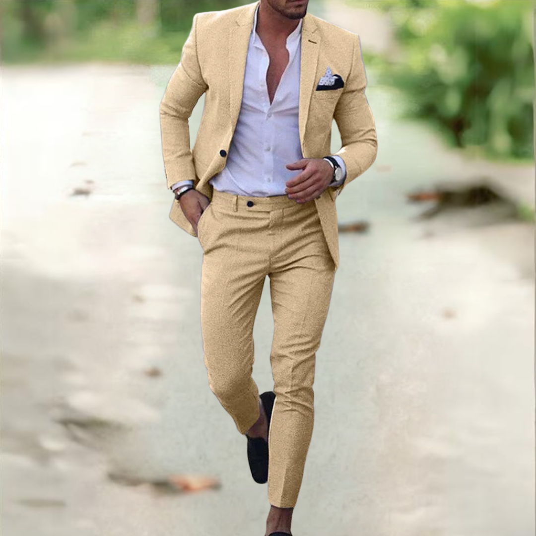Viktor | Ensemble costume en lin pour un style raffiné