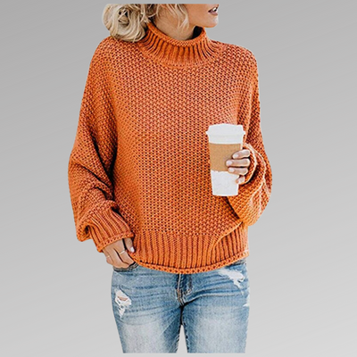 Pull Col Roulé | Maille Épaisse | Chaleur Vitaminée