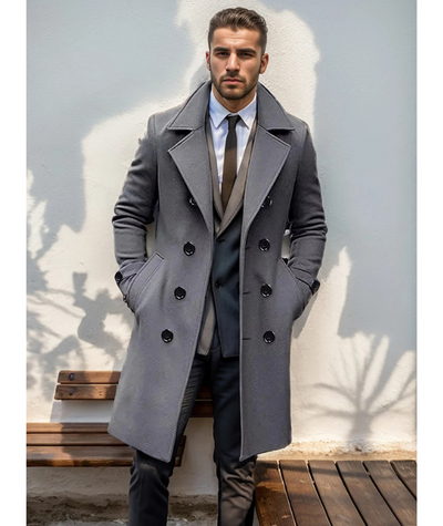 Chucho | Manteau élégant à double boutonnage homme