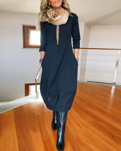 LOTTIE - Robe midi élégante