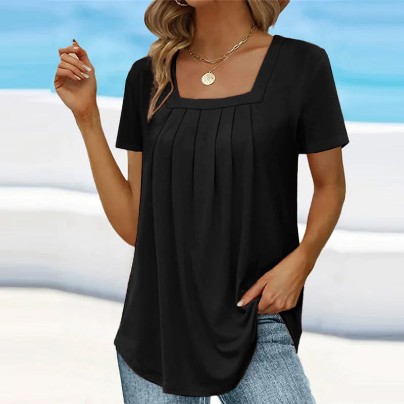 Liv™ | blouse plissée élégante