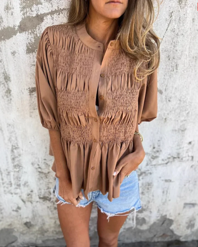 VALETE - BLOUSE EN GAZE DE COTON