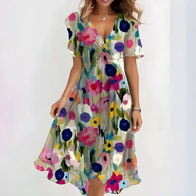 Maëlle™ | Robe fleurie fluide