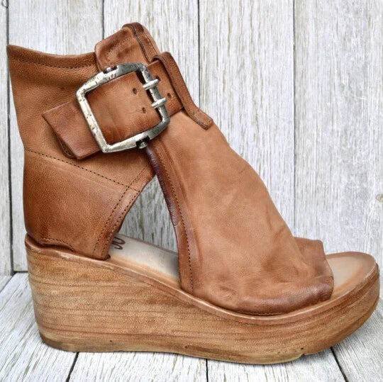 Jhoanna | Sandales confortables et élégantes pour femme | compensées