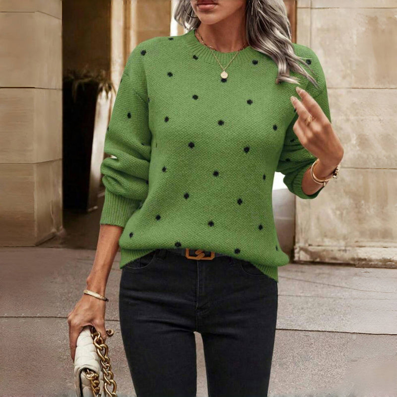 Lilah | Pull-over en maille à pois