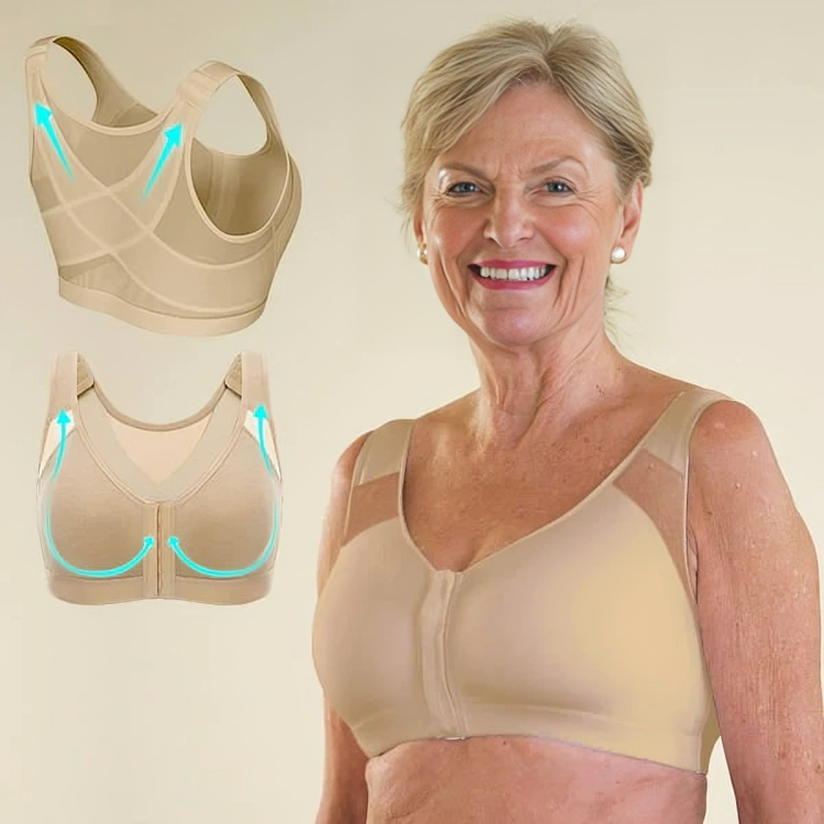 Soutien-gorge femme – Maintien intégral – Fermeture devant – Maille respirante