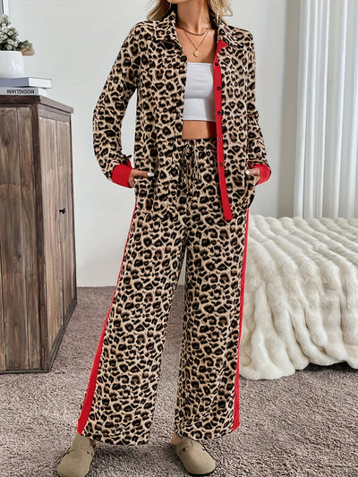 Livia – Ensemble fluide imprimé léopard chic et confortable