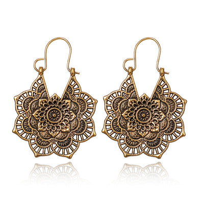 Boucles d'oreilles en style mandala
