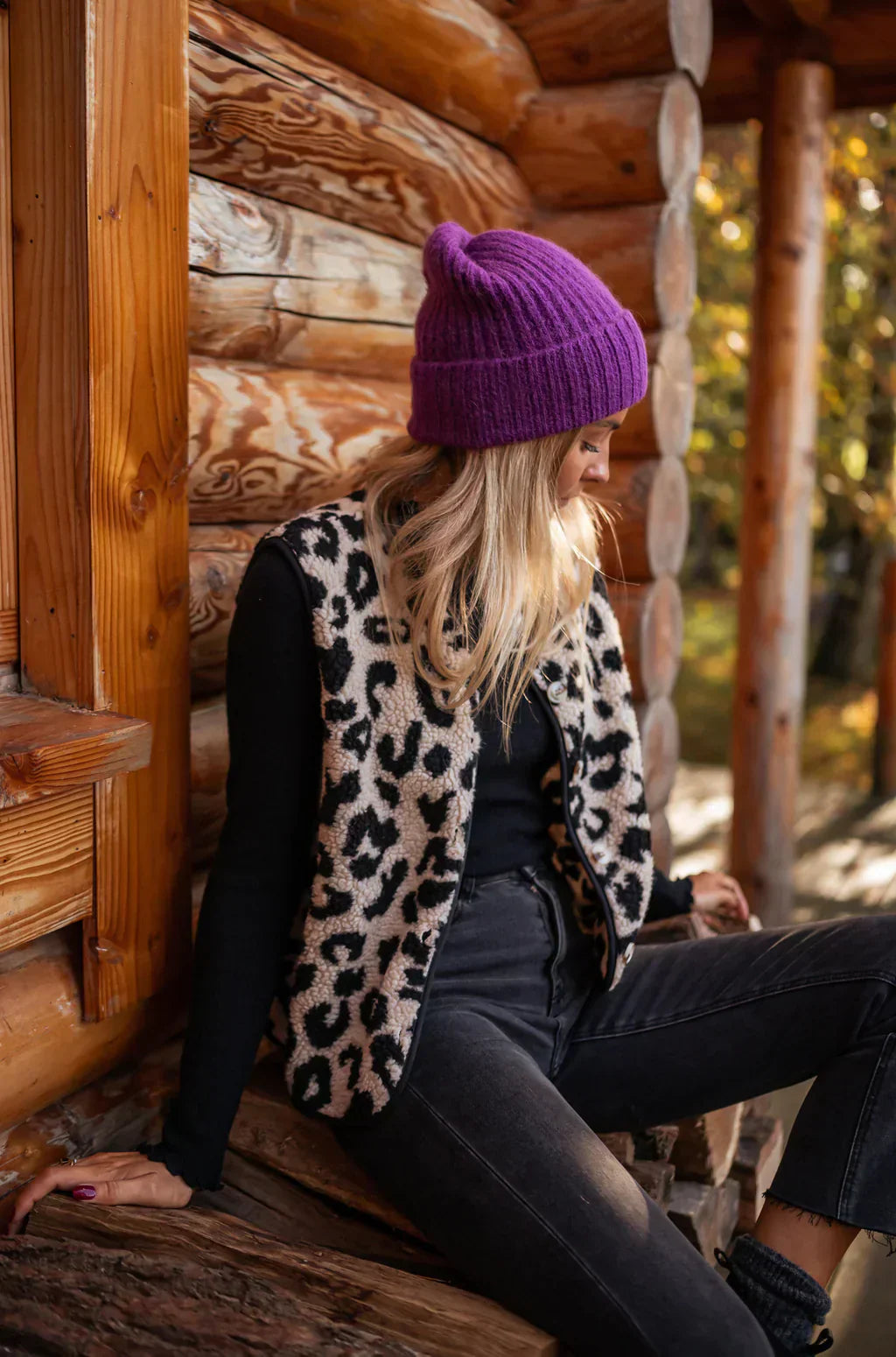 Élise™ | Stylish leopard spencer