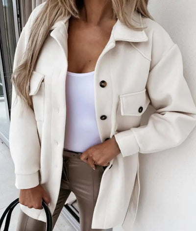 Amber - Manteau de printemps élégant pour la femme soucieuse de la mode