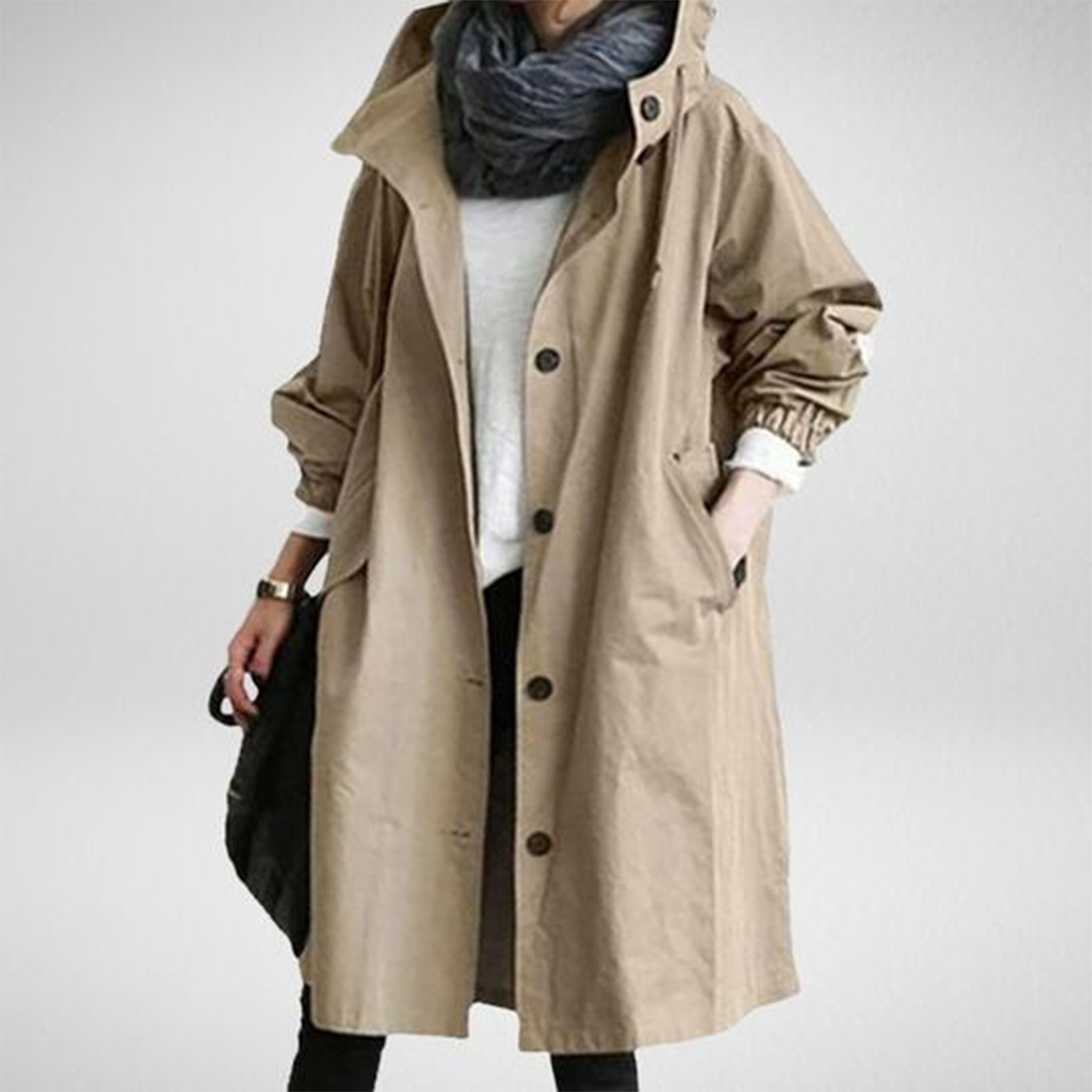 Adalee - Imperméable long et imperméable pour femmes