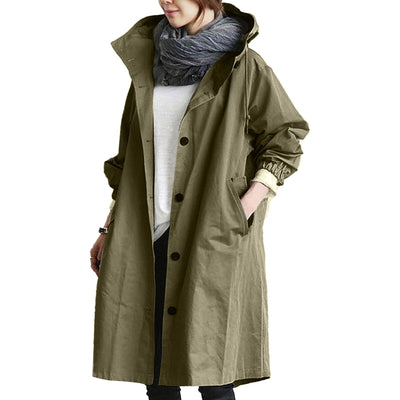 Adalee - Imperméable long et imperméable pour femmes