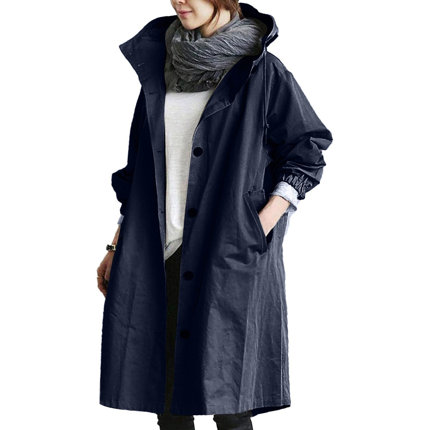 Adalee - Imperméable long et imperméable pour femmes