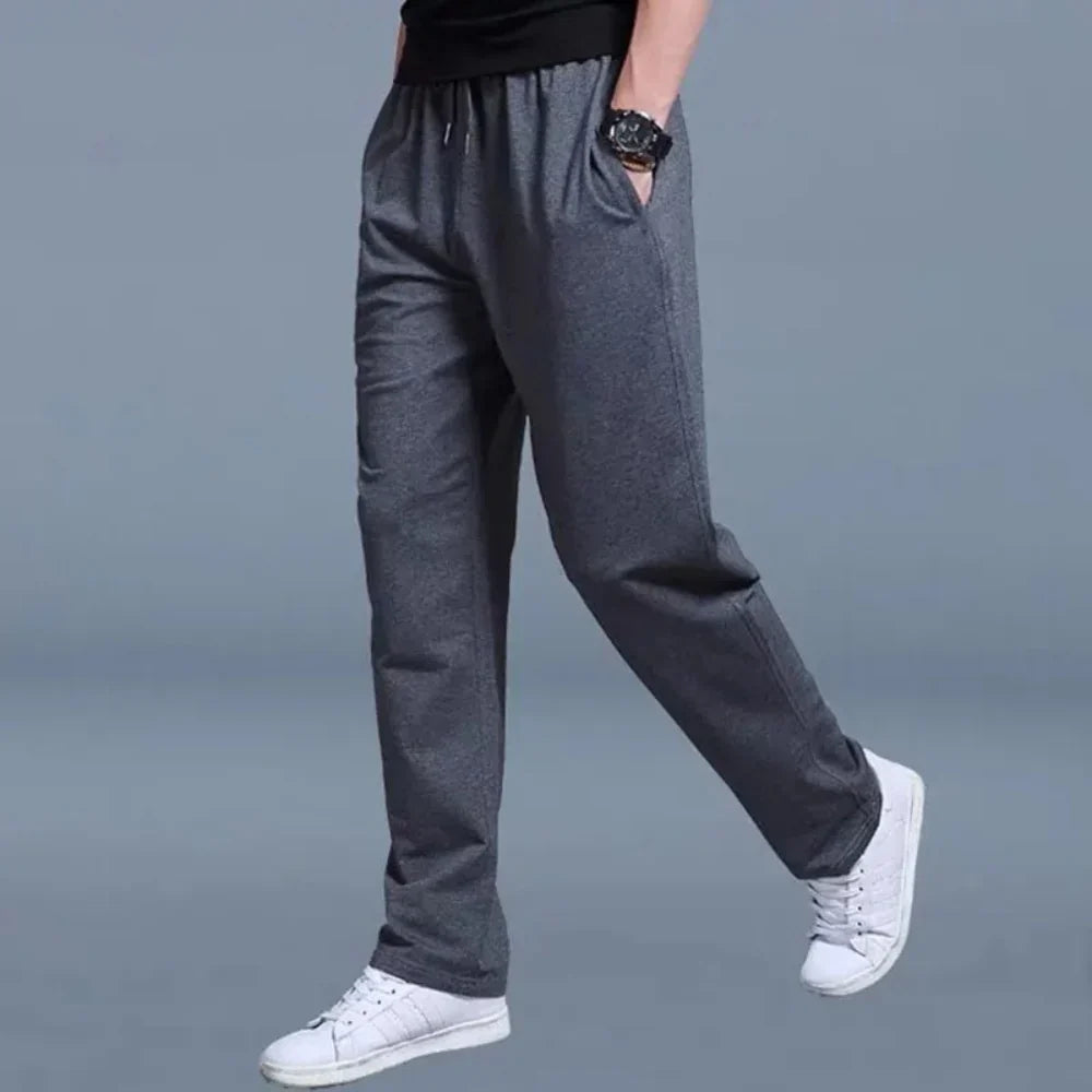 Pantalon de jogging homme – Coupe décontractée – Tissu respirant – Taille élastique