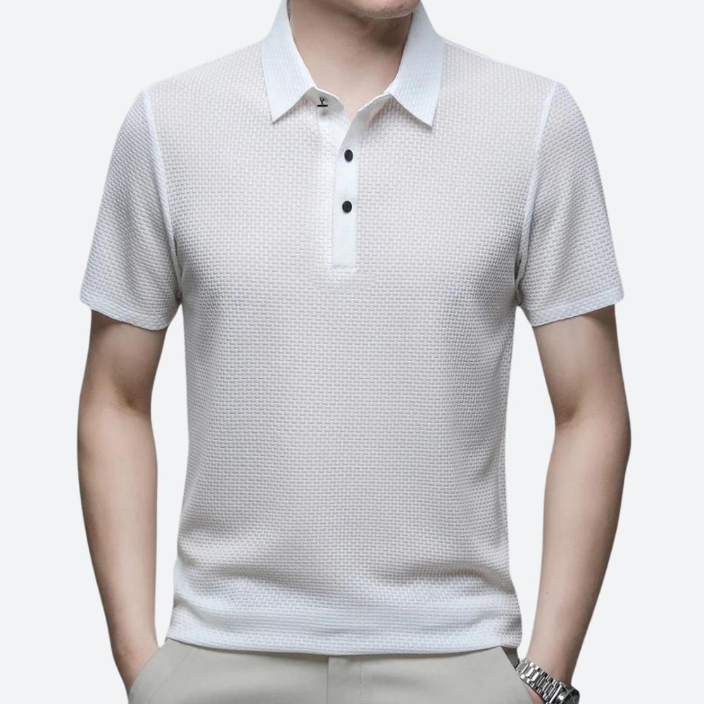 Polo de luxe pour hommes - Anton avec une coupe parfaite