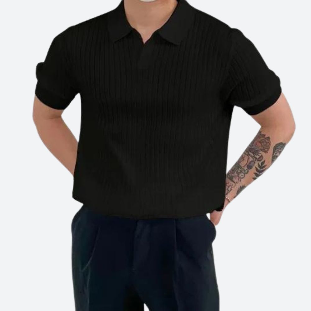 Polo stylé en coton côtelé - Asgard