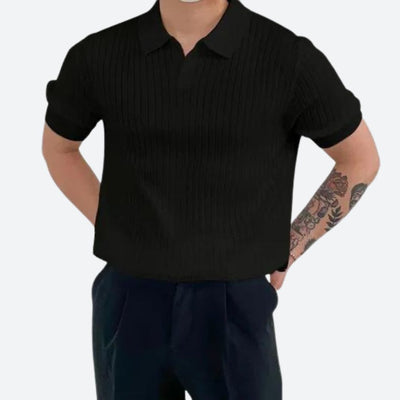 Polo stylé en coton côtelé - Asgard