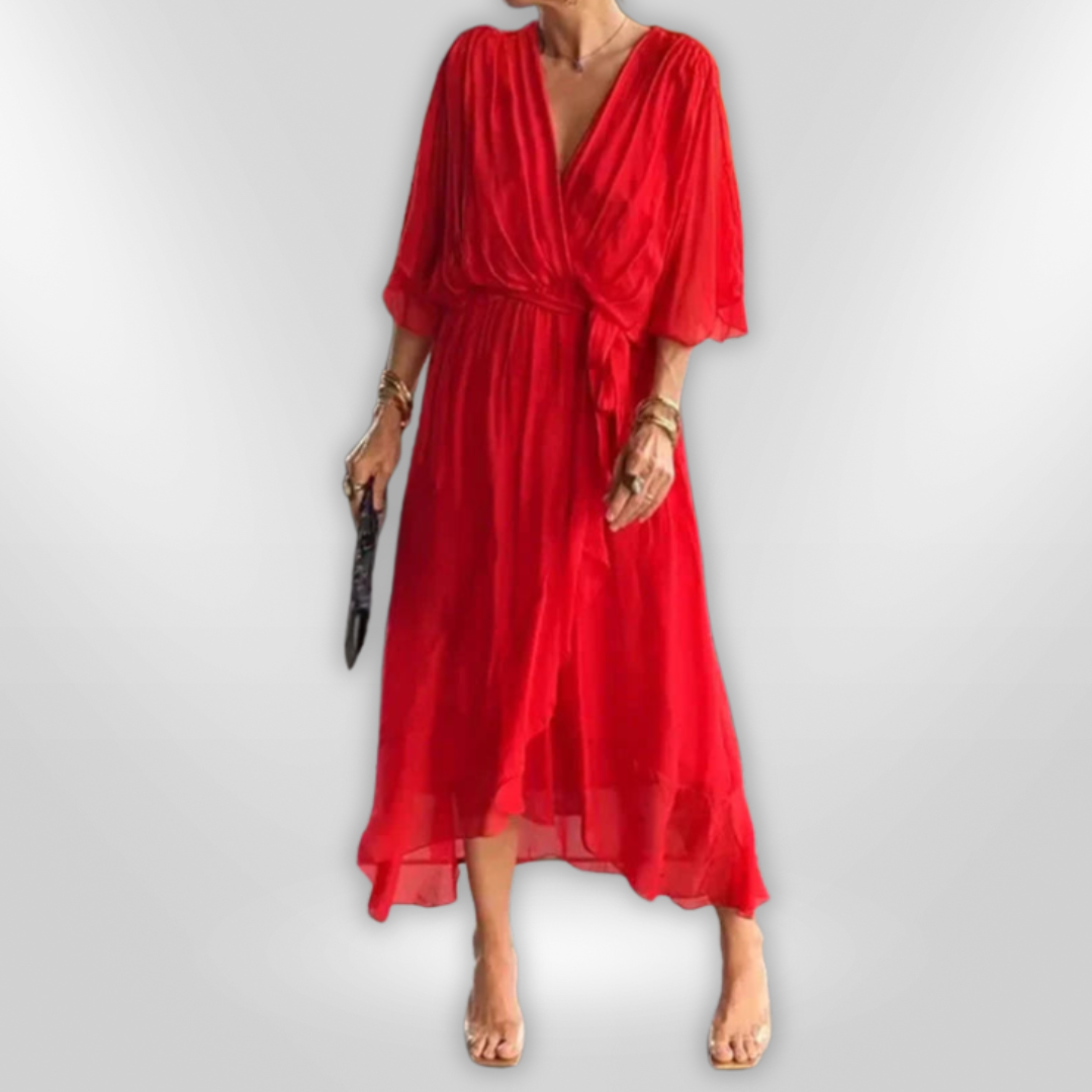 MONICA | robe en mousseline de soie