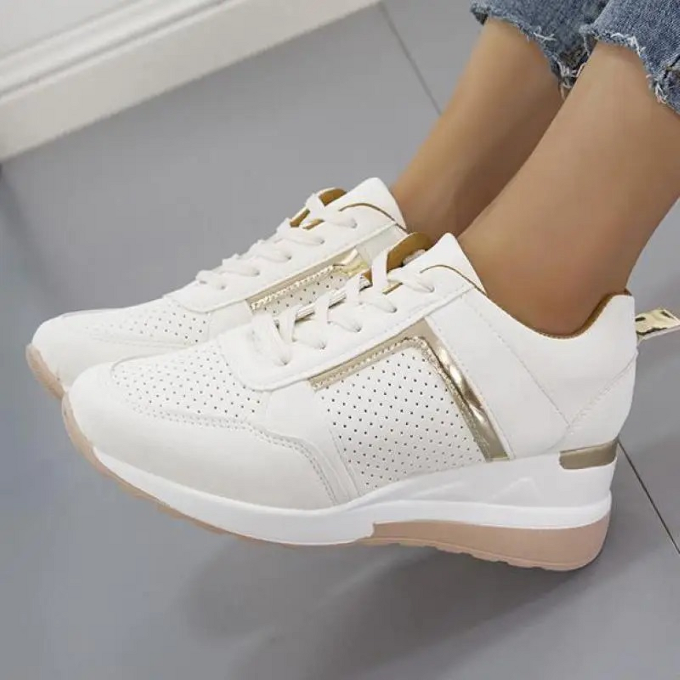 Mégane | Chaussure Confortable Pour Femme | Compensées