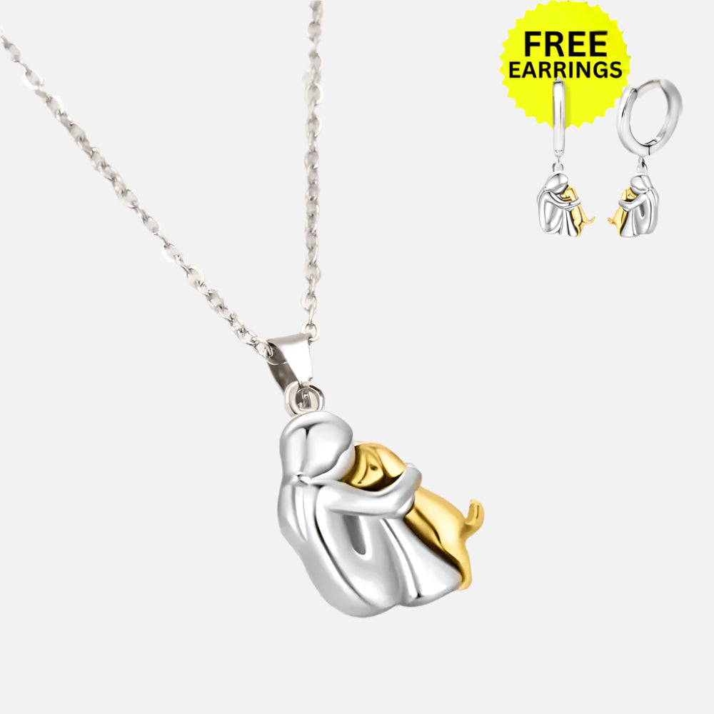 Ametis - Collier câlin avec boucles d'oreilles offertes