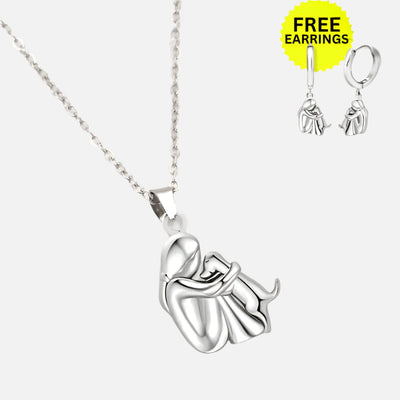 Ametis - Collier câlin avec boucles d'oreilles offertes