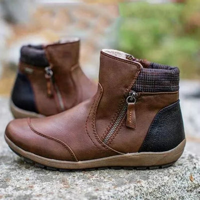 Bottines Confort Zip | Style Décontracté | Maintien Optimal