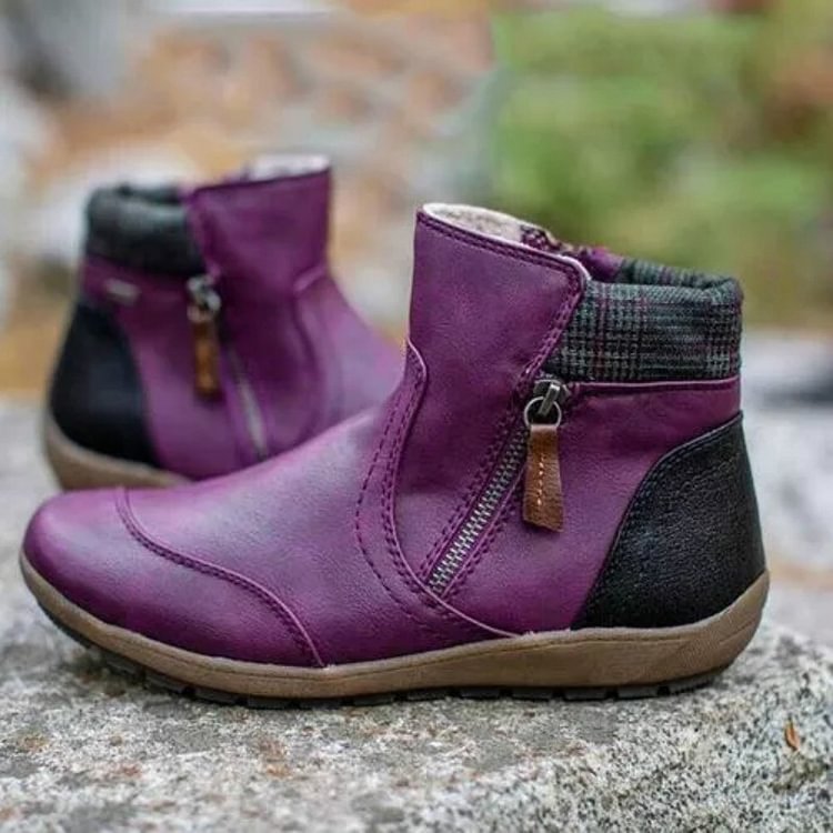 Bottines Confort Zip | Style Décontracté | Maintien Optimal