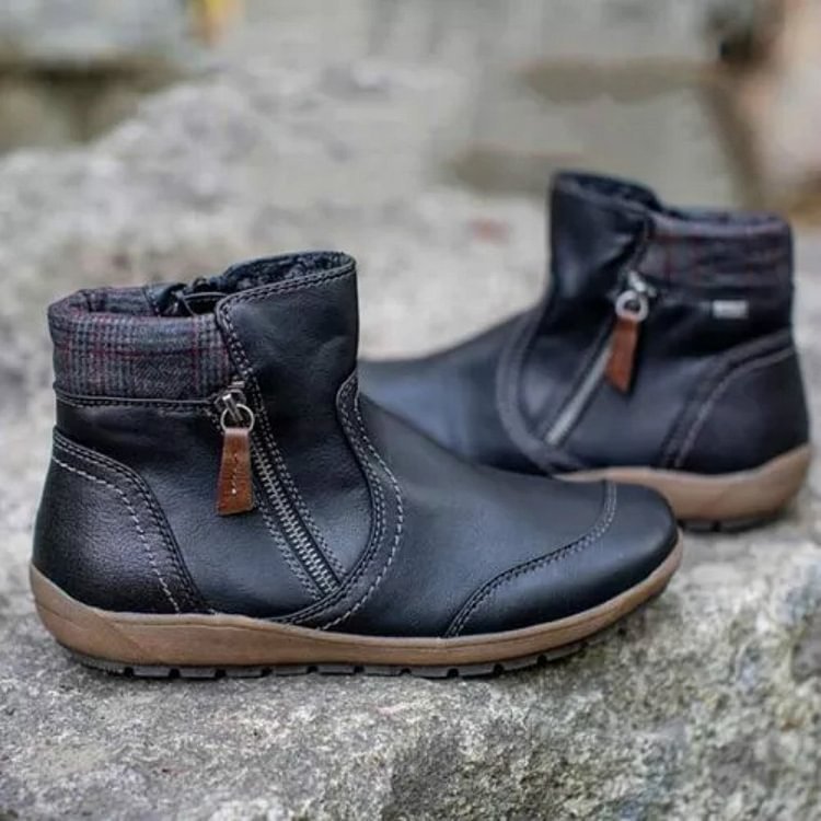 Bottines Confort Zip | Style Décontracté | Maintien Optimal
