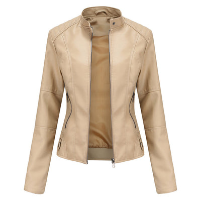 Veste Cuir Végan | Style Motard | Coupe Cintrée