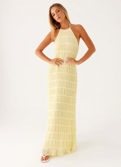 Kimberly™ | Robe halter dos nu