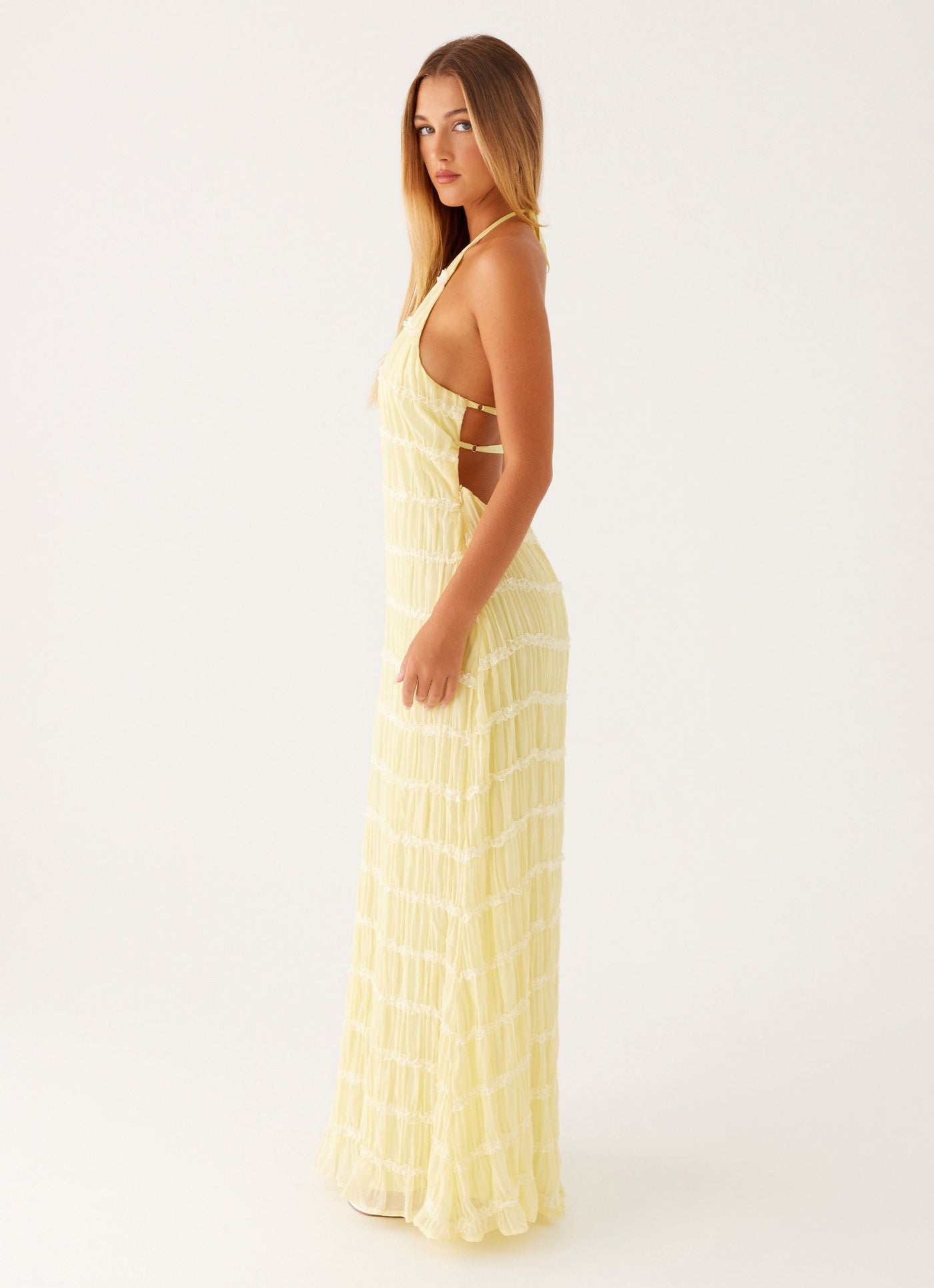 Kimberly™ | Robe halter dos nu