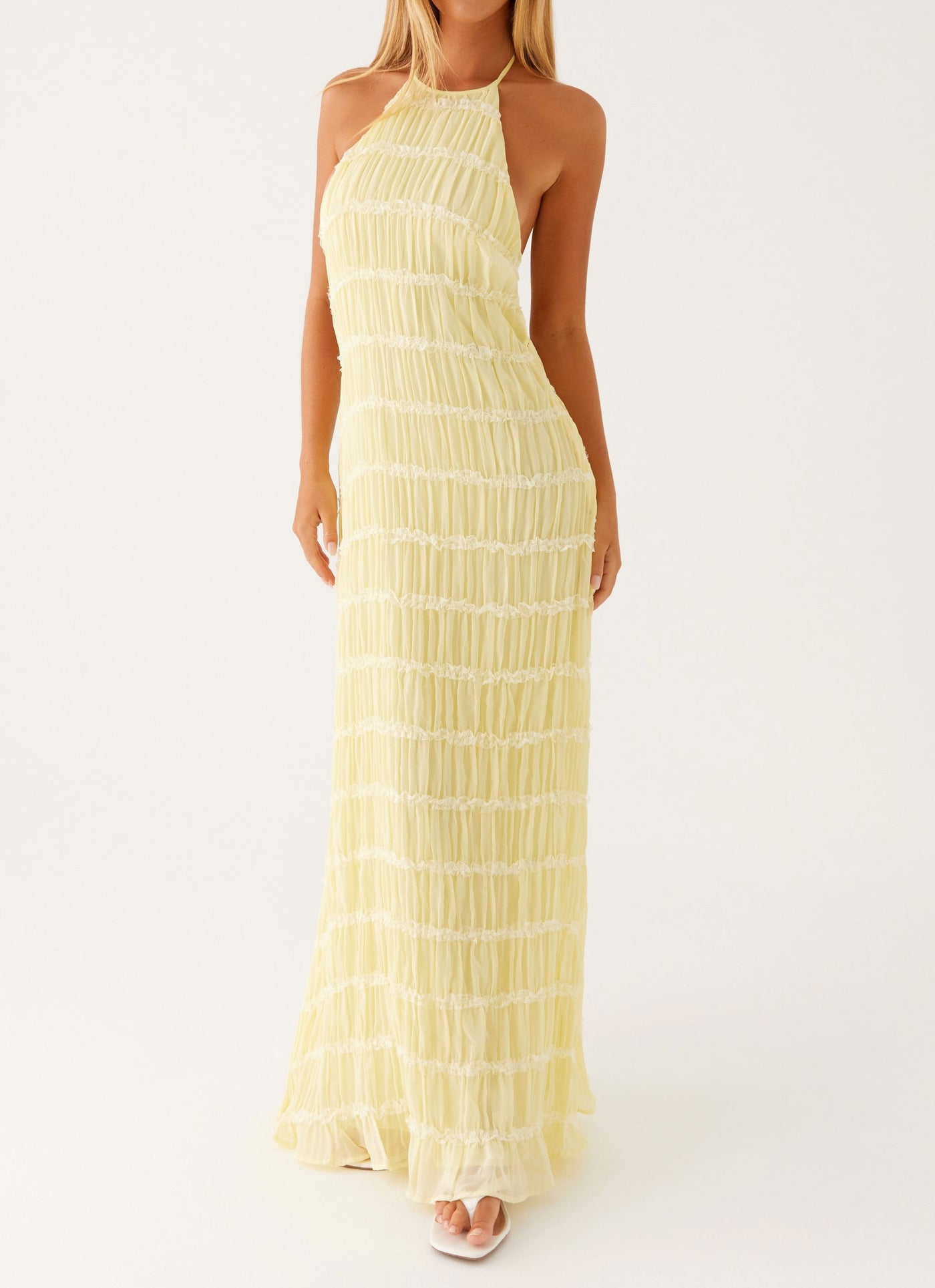 Kimberly™ | Robe halter dos nu