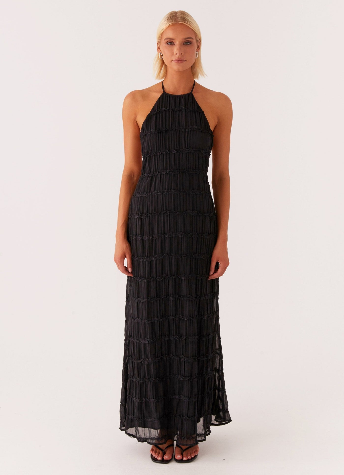 Kimberly™ | Robe halter dos nu