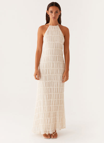 Kimberly™ | Robe halter dos nu