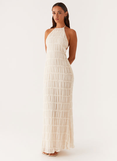 Kimberly™ | Robe halter dos nu